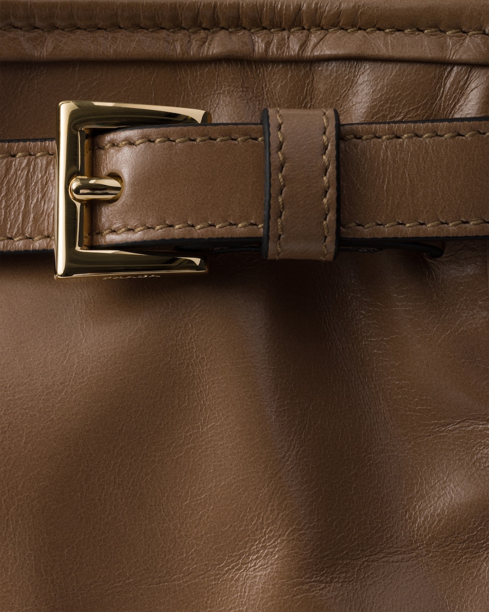 Prada Bonnie Large Leather Handbag - Image 3